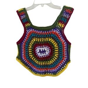 Multicolor Crochet Tank Top